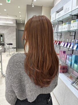 ルクス(Luxs) レイヤーカット/ブラウンカラー/ミルクティー