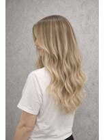 ヘアアンドデザイン ネイビー(Navy) カラー+シールエクステ長さだし