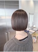 春色◎20代30代小顔見せ透明感ストレートボブ