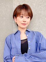 ロンド レグリーズ 立川(Lond leglise) ハンサムショート/丸みショートボブ/20代30代40代50代/顔周り