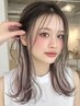 インナーカラーorイヤリングカラー+ブリーチ+カラー+トリートメント