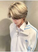 MEN’S HAIR/サーフカール/刈り上げセンターパート/渋谷