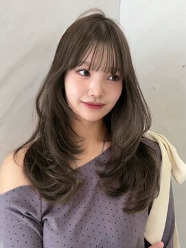 サイン 渋谷(SIGN) 韓国ヘアハッシュカットレイヤーカットブリーチ無し韓国ボブ渋谷