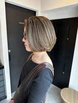 カミュー 高岳(CAMUE) ボブ地毛ハイライト