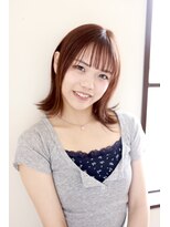 ヘアーサロン エクラ(HAIR SALON eclat)&nbsp;２０代３０代４０くびれボブ前髪あり外ハネレイヤーボブ小顔