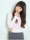 【M.SLASH】厚めバングで★個性的ガーリーロング