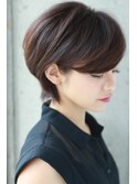 似合わせカットで大人な耳掛けショート