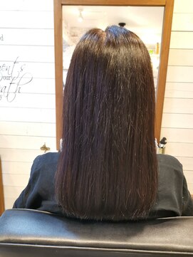 ラウンジアンドヘアープラスグランツ(lounge&hair+grants) サラサラすぎるセミロング