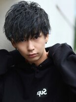 リップス 池袋(LIPPS)&nbsp;スパイラルパーマショートレイヤーソフトツーブロックマッシュ