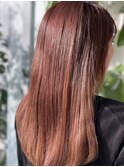 春カラー☆ストレートスタイル