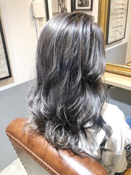 ヘアーワークス ヘルム 渋谷店(HAIR WORKS HELM) HELM nansp☆シルバーhair グレージュhair☆