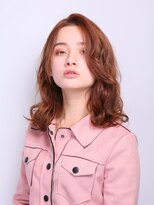 ウェーヴ アズシュガー 浜松佐藤店(wave as sugar)&nbsp;〈wave佐藤店〉こなれミディかきあげバングピンク【Before】