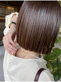 髪質改善トリートメントで美髪ボブ