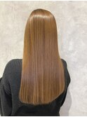 2度見を誘う...最強ウル艶の明るめロング