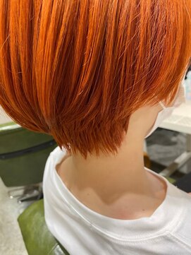 テイラー(Taylor) 【Taylor】大宮 ゴールデンオレンジ×大人ハンサムショート