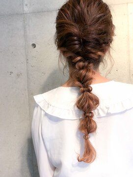 アーレント(AREND) 編みおろしヘア