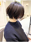 大人グラデーションショート