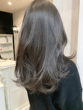 キャアリー(Caary) 福山美容院イルミナカラー　アッシュグレージュ人気Caary