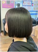 ナチュラルストレート 前下がりボブ 7