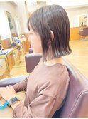 【ALBAさわ】外ハネボブブラウン　★☆
