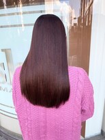 キュア 表参道(CURE)&nbsp;黒髪/グレージュカラー/ココアベージュ/ヘルシーロング[表参道]