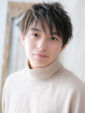 メンズヘア ビーセカンド 草加店(MENS HAIR B-2) 好感度大のミルクチョコレートカラーマニッュシュS草加