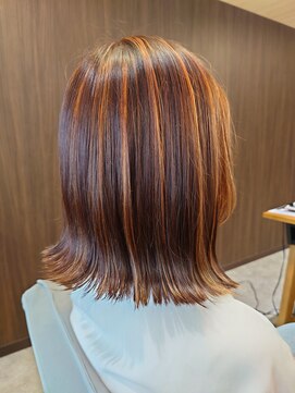 ビスポーク(BESPOKE) スジ感しっかり!オレンジハイライト