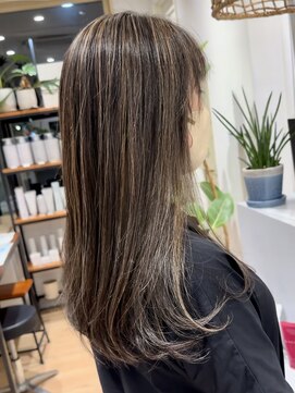 コノアラボ 守谷店(Conoah labo) 脱白髪染めハイライト/白髪ぼかし