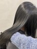 ◇重井指名限定◇カット＋ナチュラル縮毛矯正＋カラー/18700