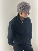 ジンクヘアーセカンド(ZiNK HAIR2nd)&nbsp;ホワイトシルバー×スパイキーショート