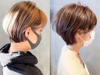 ヘアー ワークス ボナ 前橋店(HAIR WORKS bona.)の写真/技術力の高いstylistが創る似合わせショートカット◎骨格・髪質・クセを見極めてスタイル提案★