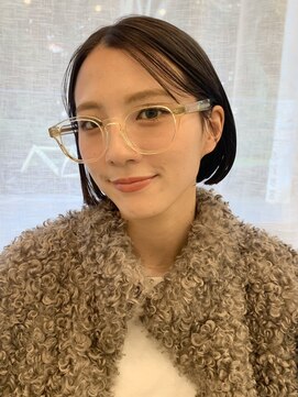 アミー 駒澤(Ammy komazawa) ミニボブ/切りっぱなし/タッセルボブ/ショートボブ/透明感カラー