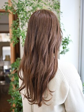オルガ(orga) ブリーチなしグレージュロングstyle