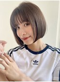 20代30代40代 ボブ 切りっぱなし 内巻きショート