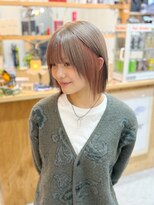 シュアショット(SURE SHOT)&nbsp;インナーカラーピンク　ブリーチ/髪質改善/カラー/