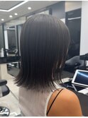 ぱつっとボブ