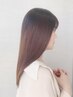 【髪質改善人気No.1】カット+酸性ストレート　￥13900