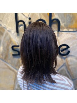 ナチュラルハイセンス 本店(natural high sense) くびれミディアム×スモークトパーズ 似合わせカット/町屋駅