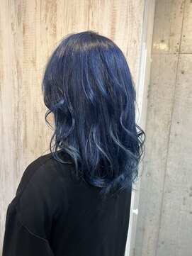 セプトヘア(sept hair) ブルーカラー