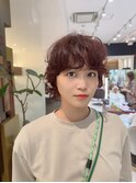 マッシュショート、ハンサムショート、パーマ