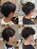 カット＋メンズパーマ＋ヘッドスパ＋眉カット　24500→18500