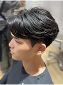 目黒/品川　スペインカールブルーブラックフェザーパーマ