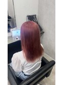 ピンクカラー ブリーチカラー 所沢