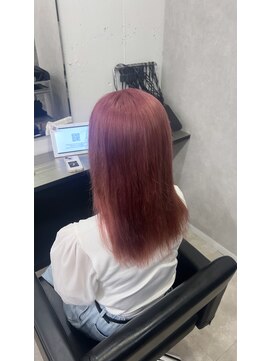 プライズ 所沢プロぺ通り店(prize) ピンクカラー ブリーチカラー 所沢