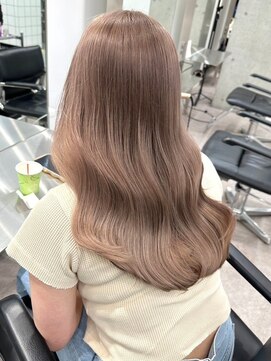 サンクプロジェクト(cinq PROJECT) ミルクティーベージュハイトーンカラーダブルカラーレイヤー韓国