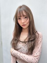 エイチバイシオミエイチ 神戸三宮(H by shiomi H)&nbsp;韓国風レイヤーカット/オリーブベージュ