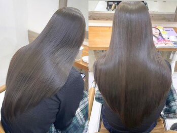 キース ヘアアンドメイク 恵比寿(kith. hair&make)の写真/高技術を平日限定クーポンでお得に体験♪ずっと試してみたかった縮毛矯正や髪質改善ならkith.にお任せ◎