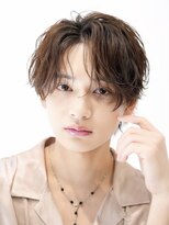 オーシャントーキョー 心斎橋(OCEAN TOKYO WEST)&nbsp;シャドウパーマシースルーラウンドマッシュ波巻きパーマウルフ