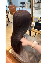 ユニ バイ マグ 長野店(Uni.by Mag) "ピンクカラー" 透明感ブリーチなしピンク