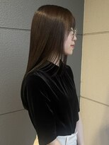 ヘアーアイストゥーレ(HAIR ICI TRE) ロングレイヤー顔周りレイヤー暗髪カラー似合わせカット髪質改善